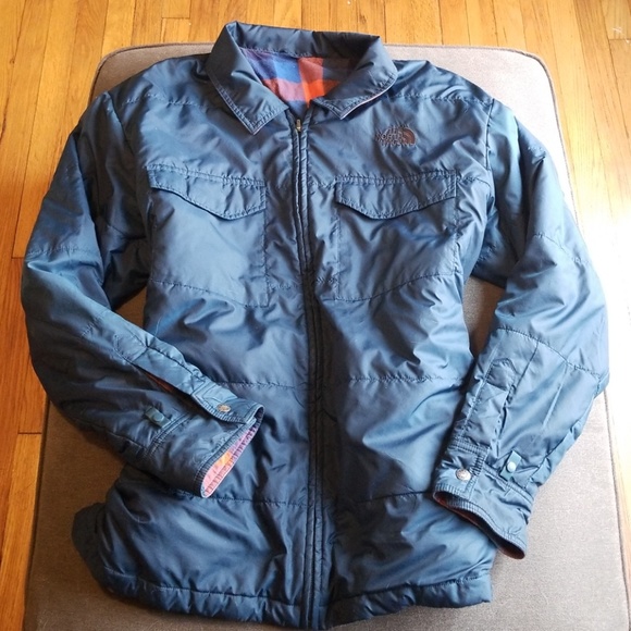 north face reversible flannel